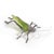 Edward Cathony Decorative Green Grasshopper Figurines, Set of 2 For Sale - Image 4 of 4