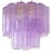 Ceiling Light with Wisteria Purple Murano Glass, Italy, 1990s For Sale