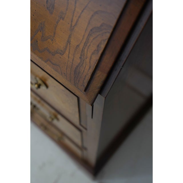 Jasper Cabinet Burl Wood Secretary Desk For Sale - Image 9 of 18