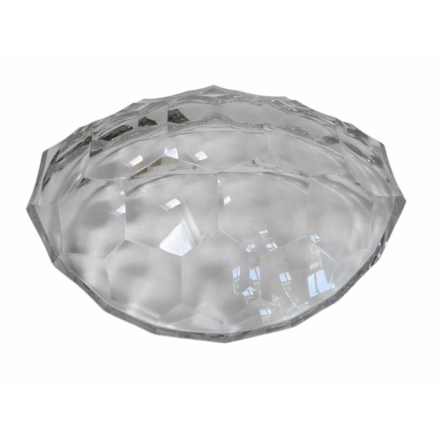 Steuben Rare Steuben Crystal Tortoise Shell Bowl For Sale - Image 4 of 8