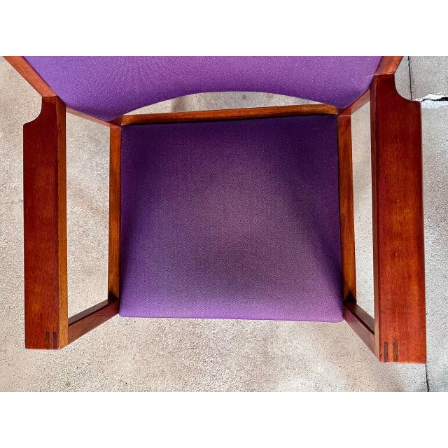 Model BM73 Armchair in Teak by Børge Mogensen for Fredericia, Denmark, 1950s For Sale - Image 11 of 15
