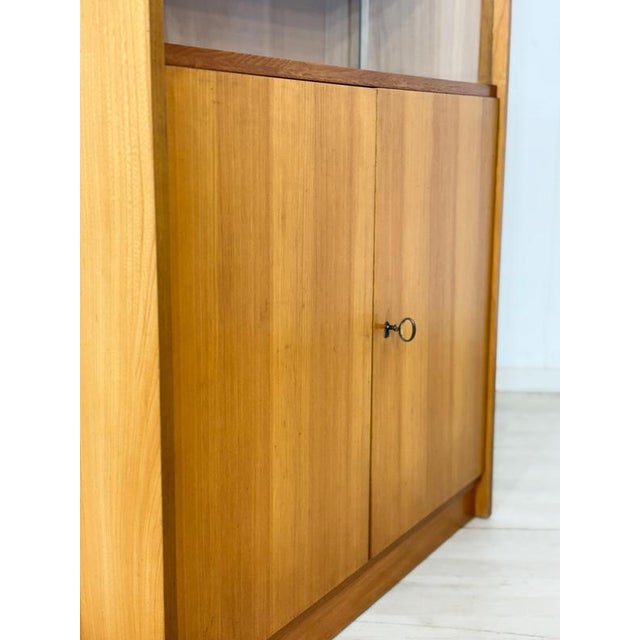 Mid-Century Tall Cabinet in Elm Wood, 1960s For Sale - Image 10 of 13