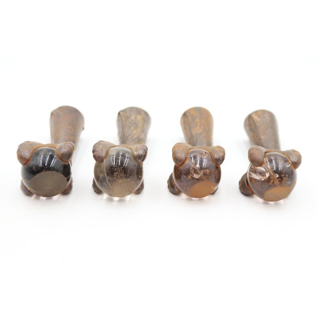 Antique cast iron claw and glass ball furniture feet. These were a popular design element for furniture, especially tables...