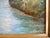 1990s J Borin French School River Town Landscape Oil Painting Signed For Sale - Image 9 of 12