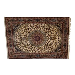 1970's Signed Super Fine Persian Isphahan , 11'4" X 16' For Sale