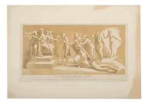 Charles-Nicolas Cochin the Elder, La Calomnie\., Etching, Late 18th Century