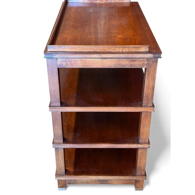 Hickory White Attributed to Hickory White Tiered Table or Nightstand For Sale - Image 4 of 7