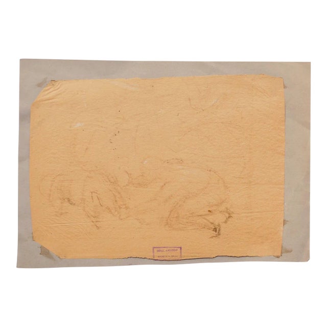 Figure Pen on Paper by Luigi Galli For Sale