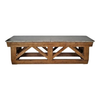 Greystone Farmhouse Console Table For Sale