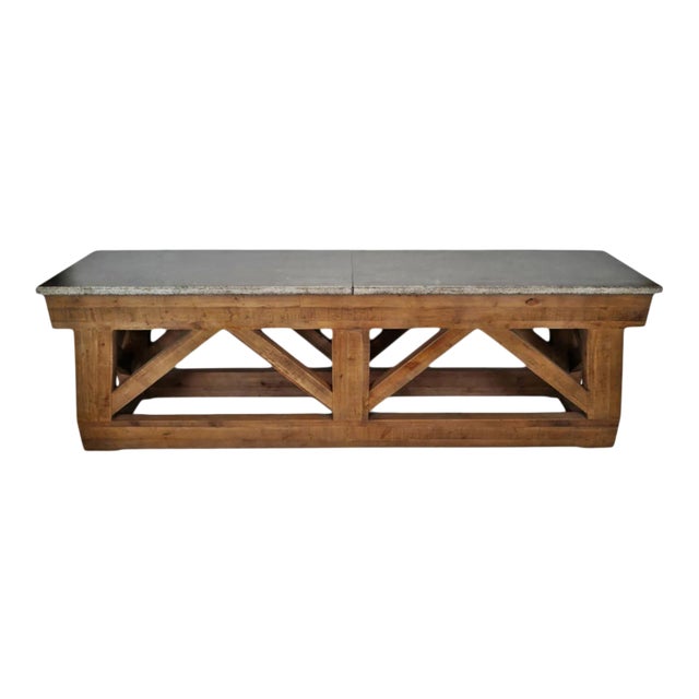 Greystone Farmhouse Console Table For Sale