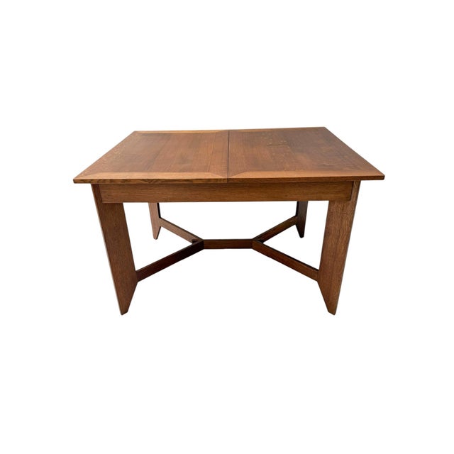 Brown Art Deco Dutch Extending Dining Table by Hendrik Wouda, 1924 For Sale - Image 8 of 12