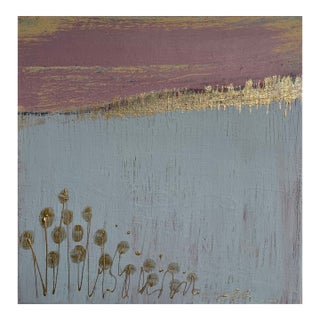 Winter Light Abstract Acrylic Painting by Cathe Hendrick For Sale