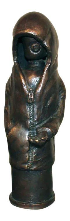 Bronze by Newburgh Artist Ivan Palmer Titled "3 Am"