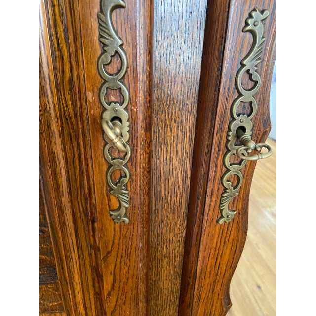 Breton Wardrobe in Oak, Late 19th Century For Sale - Image 6 of 18