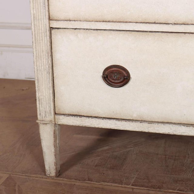 Textile Vintage Scandinavian Linen Cupboard For Sale - Image 7 of 12