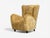 Paolo Buffa Attrib., Beige Shearling, Wood, Lounge Chairs, Italy, 1950s For Sale - Image 10 of 14