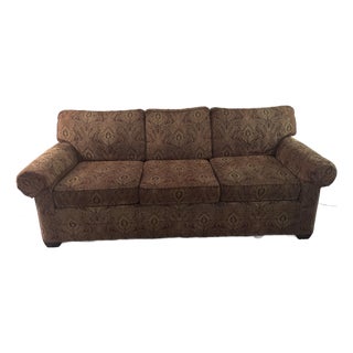 Ethan & Allen, Three-Seated Couch. Sturdy Fabric. No Signs of Material Wear and Pillow and Seating Shapes Look New. For Sale