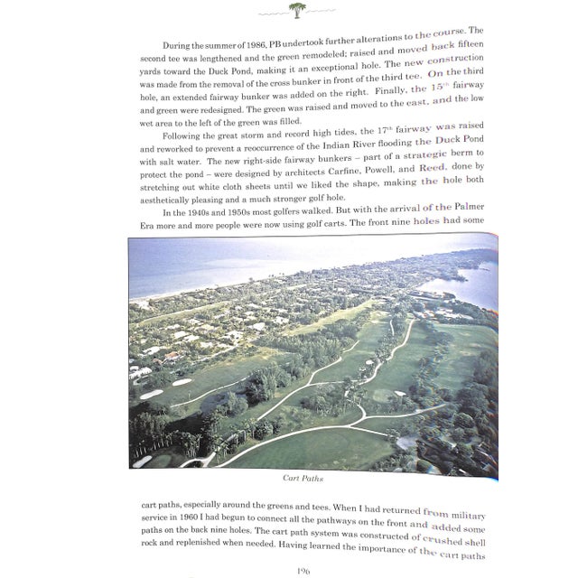 White "A Different Vision: The History of the Hobe Sound Company and the Jupiter Island Club" 2010 Reed, Nathaniel Pryor For Sale - Image 8 of 11