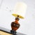 Mid 20th Century Mid Century Modern Lamp Large Brown and Black Bulbous Ceramic For Sale - Image 12 of 13