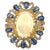 Bochic "Orient" Vintage Sapphire, Diamonds & Multi Gem Ring Set 18K & Silver For Sale - Image 15 of 18