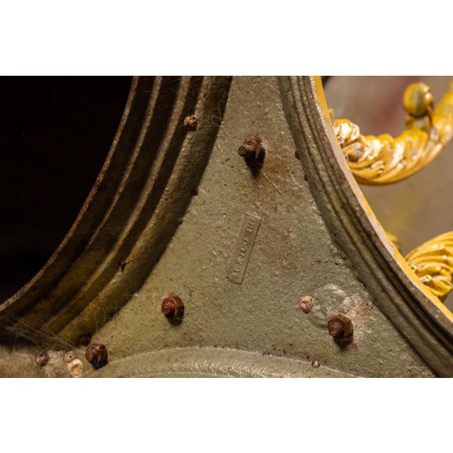 Gold Late 20th Century Regency Cast Iron Conservatory Table For Sale - Image 8 of 8