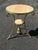 Metal Marble & Iron Side Table — Ornate Scrollwork Base • Two‑Tier Design For Sale - Image 7 of 11