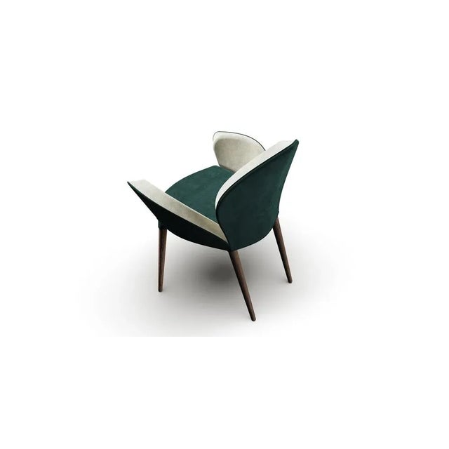 Poseidon Dining Armchair by Alma De Luce, Set of 6 For Sale - Image 6 of 7