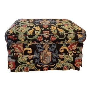 Vintage Cowtan & Tout Ottoman For Sale