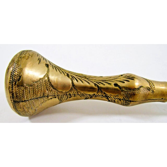 This antique walking stick or parasol handle is a rare find originating from France in the early 1900s. Made of luxurious...