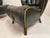 Danish Lounge Slipper Chairs in Green Patinated Leather, 1940s, Set of 2 For Sale - Image 6 of 18