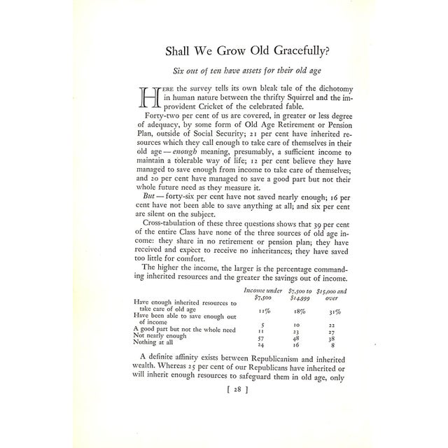 "The Life and Opinions of a College Class: Harvard 1926" 1951 For Sale - Image 4 of 8