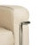 Cassina LC 2 2-Seater Eggshell White Sofa in Cream Leather by Le Corbusier for Cassina For Sale - Image 4 of 13