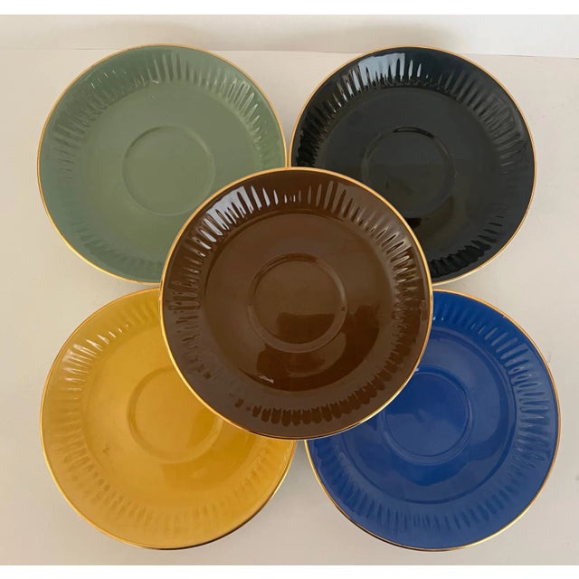Figgjo Flint Mid Century Espresso Set From Norway- 12 Pieces, For Sale In San Francisco - Image 6 of 12