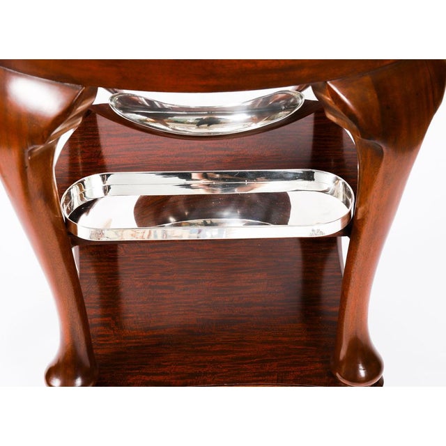 Antique Art Deco Drakes Silver Plated Beef Carving Trolley, 1930s For Sale - Image 15 of 18