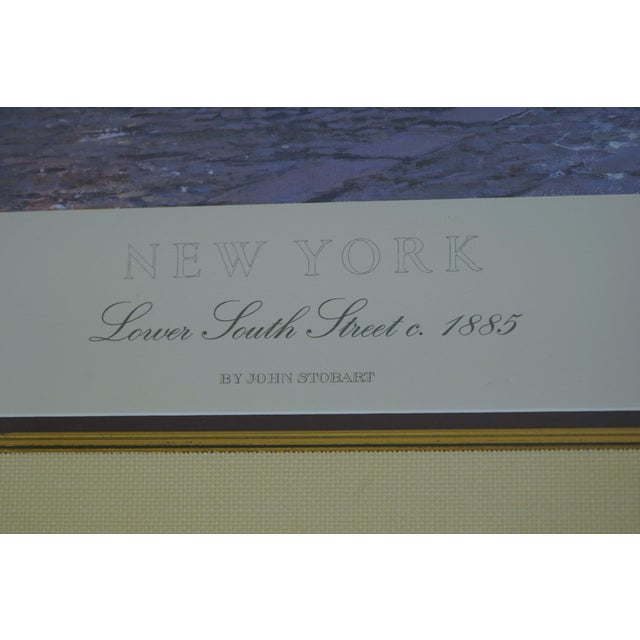 Maritime Heritage New York Framed Lithograph Print For Sale - Image 4 of 12