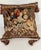 Traditional Antique Belgian Wool Tapestry Pillow With Tassels Feather Down For Sale - Image 3 of 7