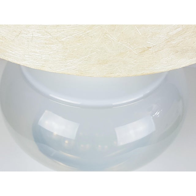 Large Italian Iridescent Glass and Fiberglass Table Lamp by Carlo Nason for AV Mazzega, 1970s For Sale - Image 14 of 18