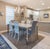 Mitchell Gold + Bob Williams Mitchell Gold + Bob Williams White Quartz Dining Table W/ Chrome Base 84” For Sale - Image 4 of 10