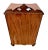 Wood Antique Italian Nightstand Cabinet With Drawer Hand Carved Walnut and Mahogany For Sale - Image 7 of 13