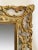 Vintage mid century Italian style gilt and antique white wood composite decorator mirror. Please note:Glass is new.
