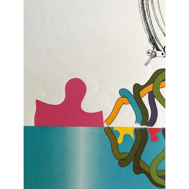 Colin Lanceley - Australian Mid Century Artist - Signed Screen Print Liebestod - 1966 For Sale In Palm Springs - Image 6 of 8