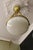 French White Glass, Brass and Bronze Pendant Chandelier, 1920s For Sale - Image 6 of 18