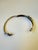 Vintage JWBR Sterling Silver Black Enamel Hinged Buckle Bracelet With Diamond Accents For Sale In Seattle - Image 6 of 10