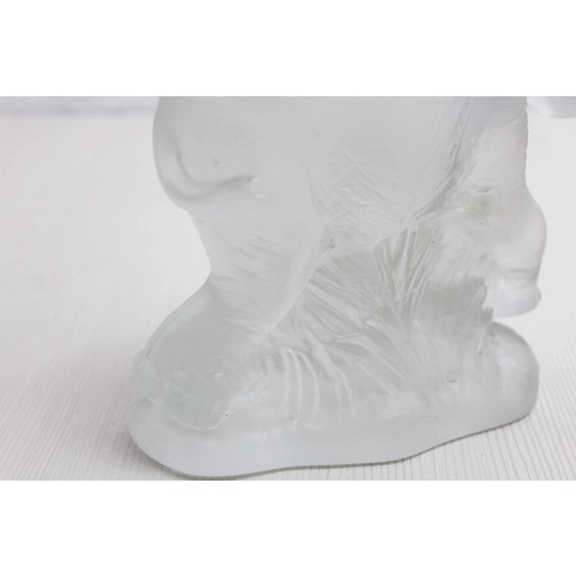 Vintage Glass Elephant, 1970s For Sale - Image 10 of 14