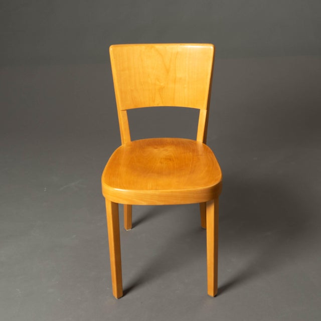 Brown Chairs with Matching Table by Max Ernst Hafeli for Horgen-Glarus, 1920s, Set of 5 For Sale - Image 8 of 18