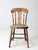 Farmhouse Antique Splat Back Rustic Windsor Chair For Sale - Image 3 of 11