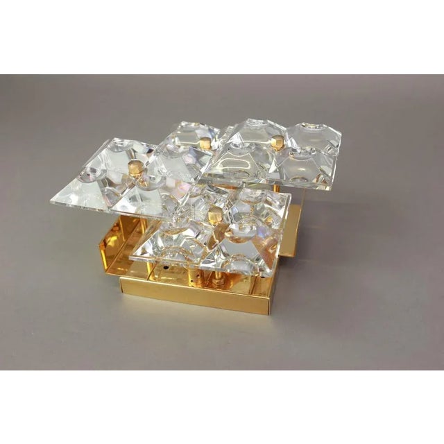 1970s Crystal Sconces by Kinkeldey, Germany, 1970s, Set of 2 For Sale - Image 5 of 7