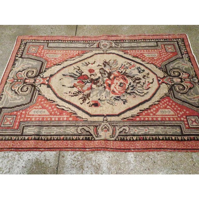 Galerie Shabab Collection Early 20th Century Turkish Ghourdes Accent Rug For Sale - Image 4 of 8
