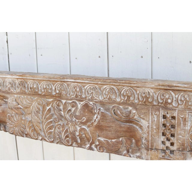 1800's Indo-Portuguese Architectural Beam For Sale - Image 4 of 10