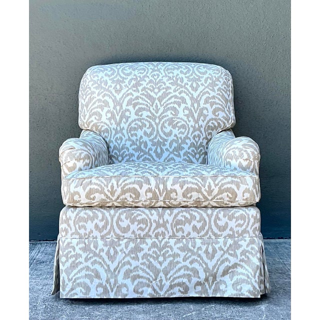 Vintage Fleur De Lys Lounge Chair For Sale - Image 12 of 12